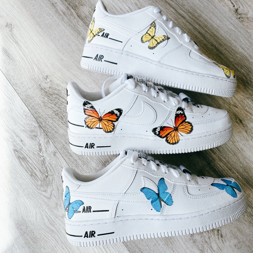 Nike Air Force 1 Custom butterfly 🦋 - Picture 10 of 13